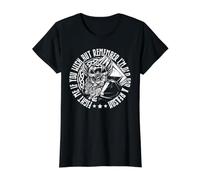 Fight Me If You Wish But Remember I'm Old For A Reason Camiseta gráfica económica, Mujer, Negro, S
