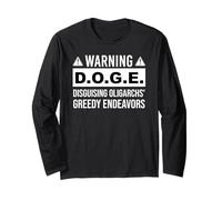 Fight Oligarchy Anti Oligarchs Resist Stop d.o.g.e Anti Doge Manga Larga