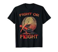 Fight Or Flight Kiwi Bird Motivo del Humor Ratite de Nueva Camiseta