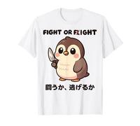 Fight Or Flight Penguin Camiseta