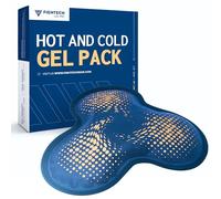 FIGHTECH - Bolsa de hielo de gel reutilizable para hombros, puños rotadores, rodilla, espalda, cabeza, ojos, codo, cadera, a prueba de fugas después de la cirugía, compresión de terapia de calor y