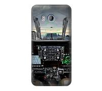 Fighter Jet Aircraft Cockpit Funda Carcasa Case para HTC U11