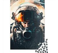 Fighter Pilots Puzzles Imposible,desafío for Adults Juego Educativo 1000 Piezas Obra De Arte De Juego De para Adultos Y Niños Mayores De 12 Años 1000pcs (38x26cm)