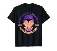 Fighting Alzheimer's with Hope and Determination Camiseta gráfica económica
