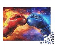 Fighting_Gloves-Space_Action_Style 1000 Piece for Adults & Kids Red and Blue Boxing Gloves Fun Present & Activity for Home & Wall Decor 52x38cm/1000pcs