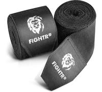 FIGHTR® Vendaje de boxeo premium para máxima estabilidad y seguridad, vendaje semielástico de 4 m con presilla para el pulgar para boxeo, MMA, Muay Thai, vendaje para manos deportivas, juego de 2