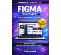 FIGMA FOR BEGINNERS: Figma for Beginners: A Step-by-Step Guide to UI/UX Design, Wireframing, Prototyping, and Building Real-World Projects.