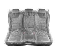 Figpade 10 fundas de plástico para asientos traseros de coche, fundas desechables universales para proporcionar protección temporal contra el polvo y el agua, fundas de asiento desechables para