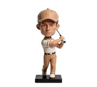 Figura 3D personalizada de golfista, figura 3D de la foto, muñeca de cuerpo completo hecha a mano de arcilla polimérica con mini palo de golf, regalo de estatua para los amantes del golf, cumpleaños