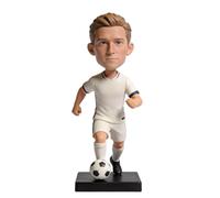 Figura 3D personalizada de jugador de fútbol de la foto, muñeca de cuerpo completo hecha a mano de arcilla polimérica con mini balón de fútbol, regalo para cumpleaños, jubilación, decoración de