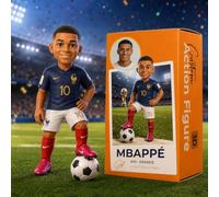 Figura 3D Personalizada - Regalo Personalizado Original para Mujer, Hombre, Parejas y Mascotas - Estatua en Estilo Chibi con Foto - Regalo Aniversario, Cumpleaños, Boda (Copa Mundial de Fútbol 2026)