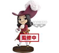 Figura 7cm Capitán Gancho Peter Pan Disney Qposket Petit Villains BANPRESTO