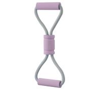 Figura 8 Banda de resistencia, bandas de ejercicio con asas, equipo de fitness antideslizante para entrenamiento de fuerza, construcción muscular, tonificación, estiramiento, yoga, gimnasio y viajes