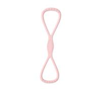 Figura 8 bandas elásticas, cuerda de yoga de silicona, fitness Puller for Muscle Training, Back Shoulder Recovery, Sports Stretching with Beginner Travel Use, Home Ejercise Accessory