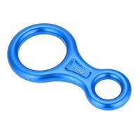 Figura 8 Descendedor de Cuerda, 35KN Figura Escalada Equipo de Rescate Descenso de Cuerda, 8 Palabras Cuerda Descenso Anillo Mujeres Al Aire Libre para Hombres Escalada (Blue)