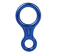 Figura 8 Descender - Equipo de rapel con sujeción para escalada de árboles en roca, color azul de alta resistencia, 7,4 x 14,4 cm