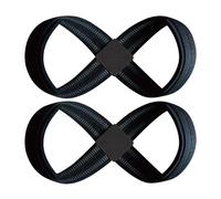 Figura-8 Son De Elevación De 2 Piezas | Envolturas De Muñeca De Levantado De Tierra Para Gimnasio | Soporte De Muñeca De Entrenamiento De Fuerza Para Hombres Mujeres | Accesorios De Actualización De