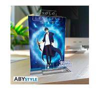 Figura acrílica solo leveling diorama jinwoo portal