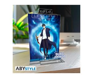 Figura acrílica solo leveling diorama jinwoo portal
