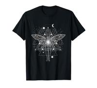 Figura alada de geometría Sagrada Despertar místico gráfico Camiseta