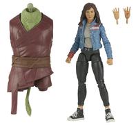 Figura América Chávez Doctor Strange In The Multiverse Of Madness Con Build-a-figure Marvel Legends Articulada 15 Cms