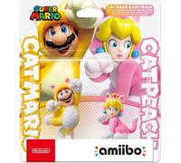 Figura Amiibo Mario Felino y Peach Felina [119726]
