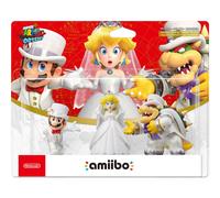 Figura Amiibo Pack Mario Peach Bowser Nupciales Coleccion Mario Odyssey (201161)