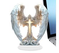 Figura ángel con alas, decoración de oficina bohemio alas angélicas - acrílico 2D para presentación - Decoración Sala Oficina Biblioteca Dormitorio