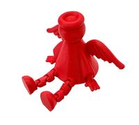 Figura angélica articulada de Navidad con articulaciones móviles sentado, adorno para estante de escritorio, decoración para el hogar, oficina, modelo de exhibición de ángel personalizable