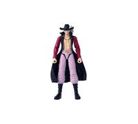 Bandai 37053 - Figura Decorativa Mihawk de 17 cm con Licencia Oficial de una Pieza - Figura de Manga articulada - Drácula Mihawk Ojo de halcón - Juguete Infantil de 4 años y +