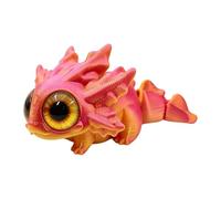 Figura articulada de ajolote impreso en 3D, dimensiones a gran escala con cuerpo móvil, bioplástico PLA compacto, juego táctil sensorial, escritorio en casa, escuela, aula, lugar de trabajo, fiesta