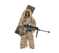 Figura articulada de soldado de fuerzas especiales a escala 1/6 con articulación flexible, ideal para coleccionistas, adolescentes y adultos para exhibición, simulaciones de batalla y juego