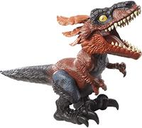 Figura mattel jurassic world dinosaurio desenjaulado en llamas