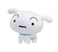Figura banpresto crayon shinchan fluffy puffy shiro (nevado) ver.a 8cm