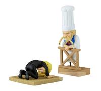 Figura banpresto one piece world collectable figure log stories sanji & zeff 8cm