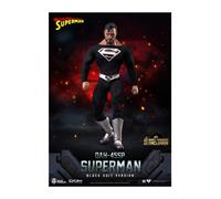 DUAO Figura Dynamic8h DC Comics Superman Traje Negro - Figura Superman - Colección DC Comics - Licencia Oficial