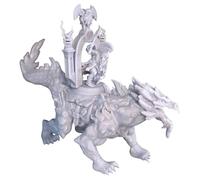 Figura bestia volcánica de los reinos enanos 32 mm - Sin pintar - Ideal para mazmorras y dragones, Pathfinder y juegos de rol fantásticos