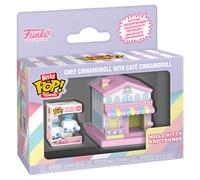 Figura Bitty POP Town Hello Kitty and Friends Chef Cinnamoroll With Cafe Cinnamoroll