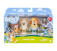 Figura Bluey 4-Pack Viaje Familiar Set Especial De 2.5 Pulgadas