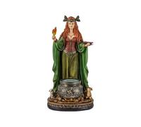 Figura Brigid Diosa Celta de la fertilidad, la Poesia, la sanacion y la fragua de Resina Pintada a Mano de 20 cm