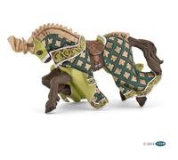 Figura Caballo Del Maestro De Armas Escudo Dragón Papo 39923