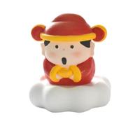 Figura Cai Shen - Estatua de la clásica, símbolo de la suerte de la riqueza | Cuaderno de tablero de instrumentos de coche Ornamento Home Gabinete Decoración Prosperity Sign Living Room,