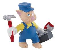 Figura Cerdito Herramientas Los Tres Cerditos 6 Cms