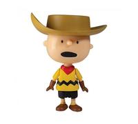 Figura Charlie Brown Cowboy Peanuts Snoopy 8,5 cms