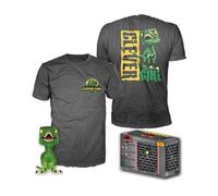 Figura Clever Raptor de Jurassic Park con Camiseta Talla L - Edición Especial