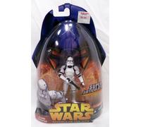 Figura Clone Trooper Super Articulada De Star Wars ROTS 3.75" Hasbro 2005 Nueva