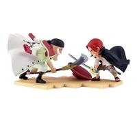 Figura coleccionable Banpresto One Piece Edward Newgate Vs Shanks 13 cm PVC