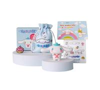 COMANSI Figura Coleccionable Cinnamoroll con 5 Accesorios exclusivos Hello Kitty and Friends