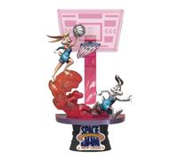Figura coleccionable de Beast Kingdom Space Jam D Stage Lola Bunny y Bugs Bunny