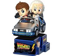 Figura coleccionable de la serie Hot Toys CosRider Lights and Sounds de Back to the Future Marty McFly & Doc Brown